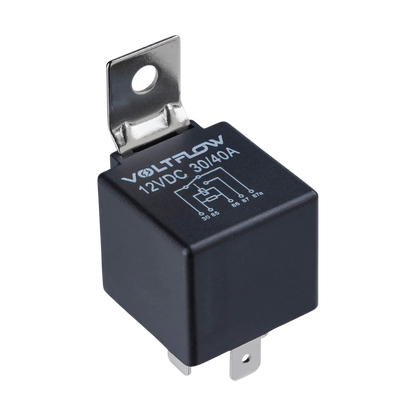 VoltFlow High-Capacity Relay with Resistor - 40Amp 12V - 5 PIN