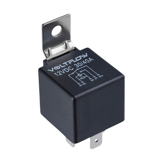 VoltFlow High-Capacity Relay with Resistor - 40Amp 12V - 5 PIN