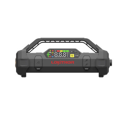 LO-JA301PRO LOKITHOR Essential 4-in-1 Jump Starter Pack 2500A + Digital Air Pump Compressor + LED Torch + USB Power Bank