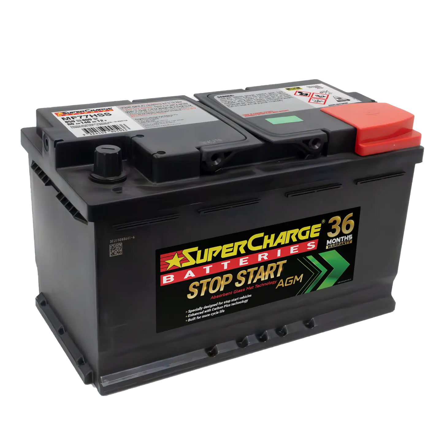 MF77HSS Supercharge Stop-Start AGM N77H