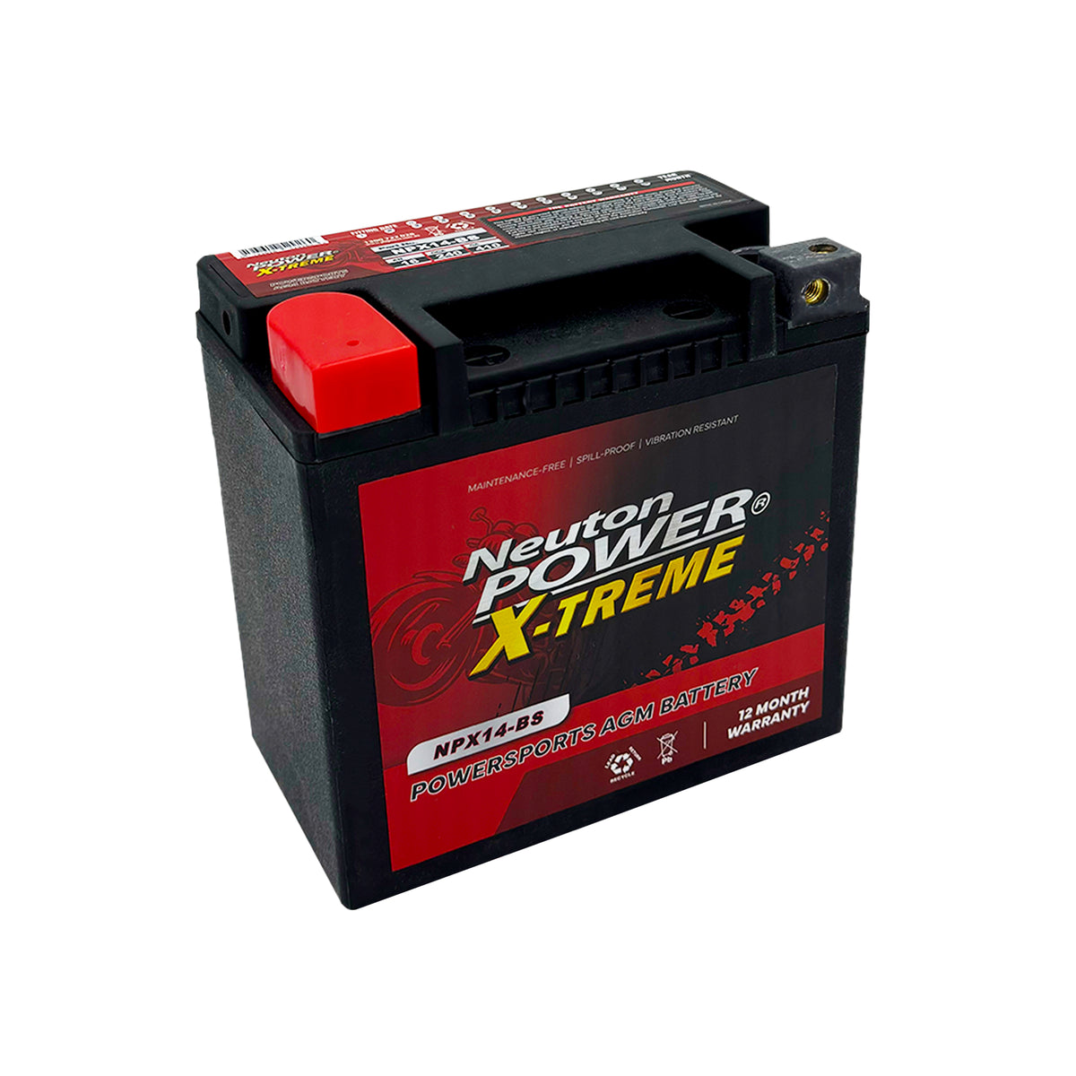 NPX14-BS Neuton Power Motorcycle Battery