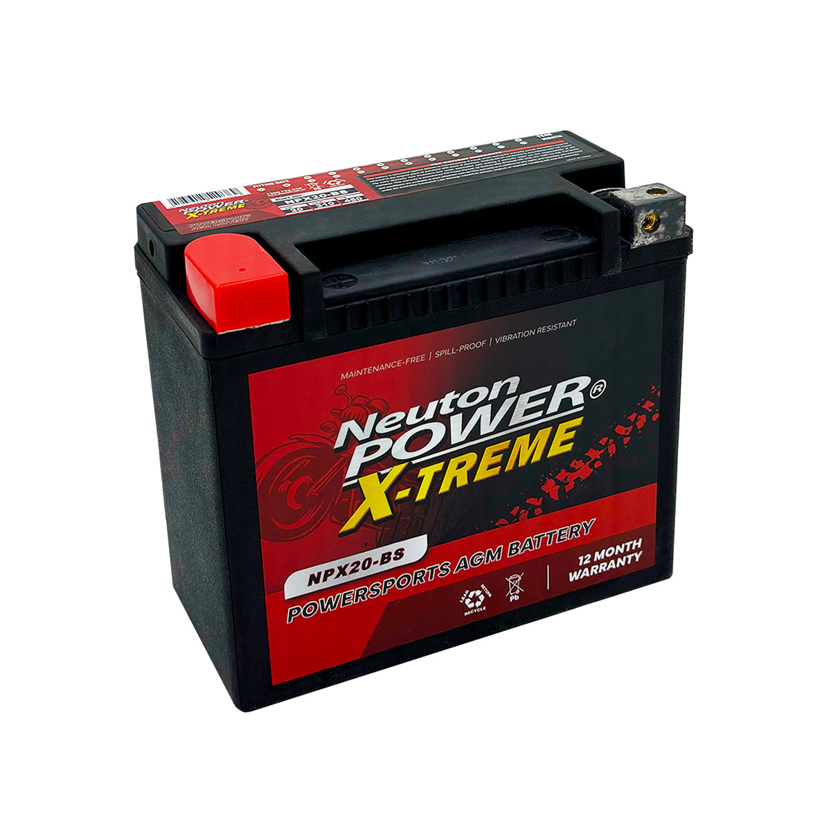 NPX20-BS Neuton Power Motorcycle Battery