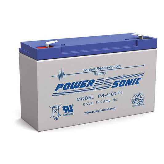 PS6100F1 Power-Sonic PS AGM Cycling Battery