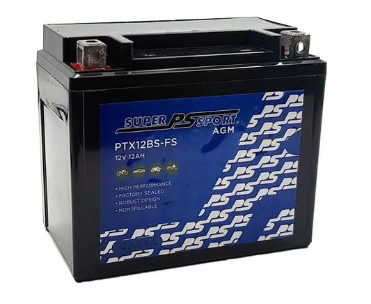 PTX12BS-FS Super Sport AGM Motorcycle Battery