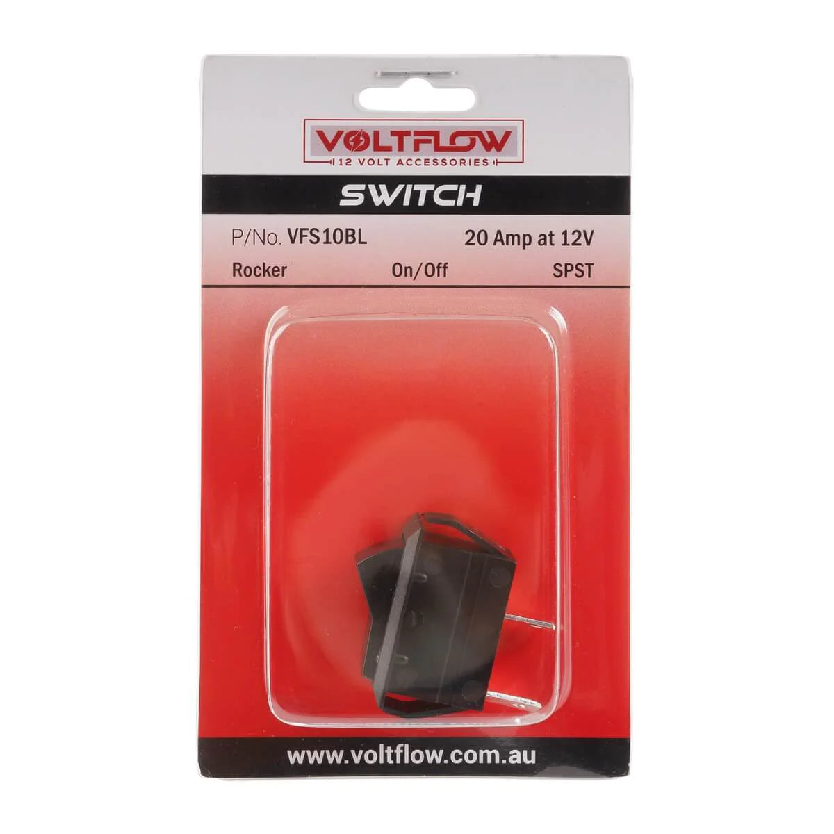 VoltFlow Rocker Switch - 20Amp at 12V