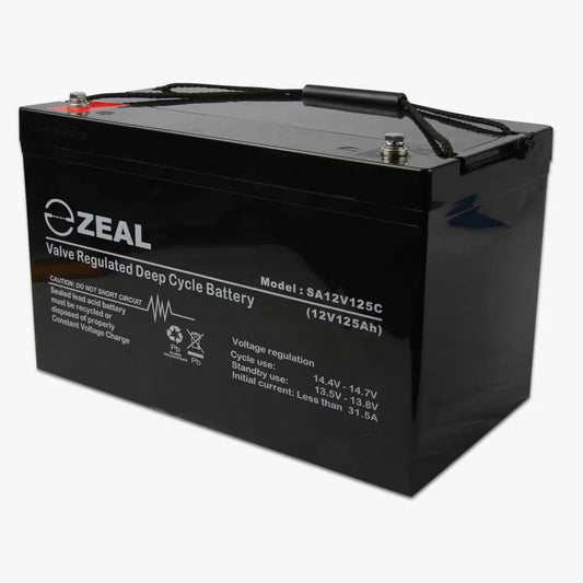 SA12V125C Zeal 125AH AGM Cycling Battery