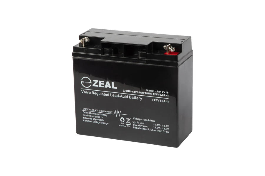 SA12V18 Zeal 12v 18Ah AGM Cycling Battery