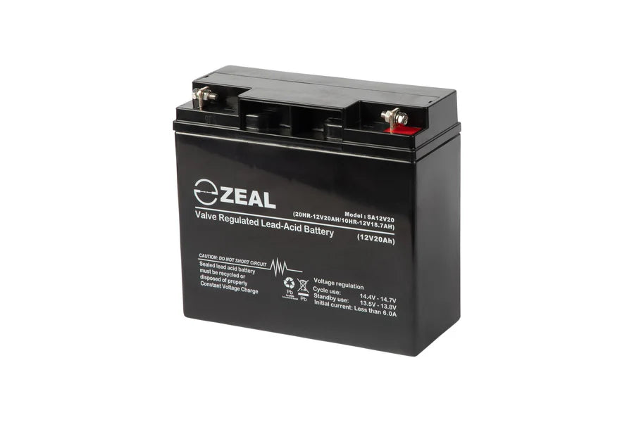 SA12V20 Zeal 12v 20Ah AGM Cycling Battery