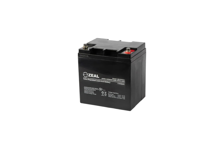 SA12V26H Zeal 12v 26Ah AGM Cycling Battery