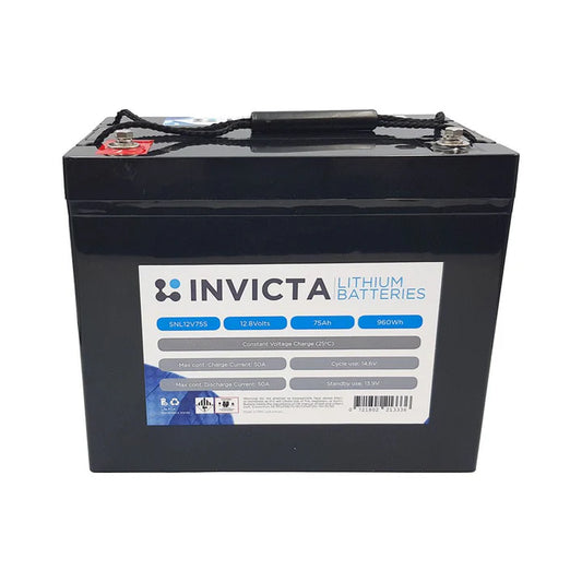 SNL12V75S Invicta Lithium Battery 12V75AH 4S