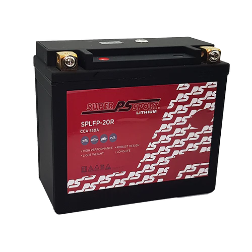 SPLFP-20L PS Supersport Lithium 12V 550CCA Motorcycle Starting Battery
