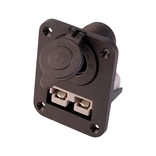 VoltFlow Flush Mount with 12V Anderson Style Plug with Accessory Socket
