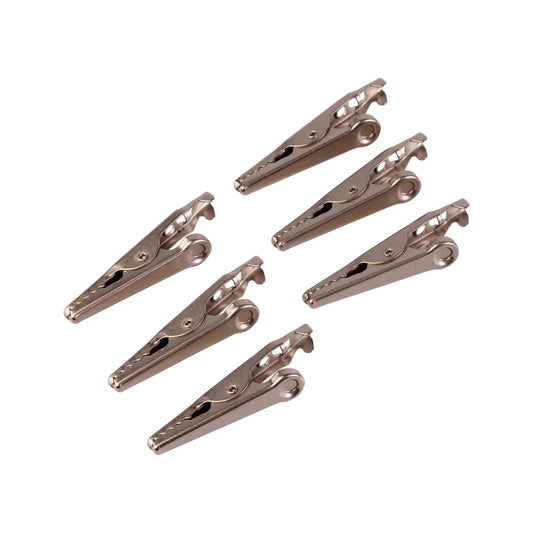 VoltFlow Alligator Clips 12V 10Amp Non Insulated 6 Piece