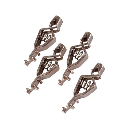 VoltFlow Crocodile Clips 12V 10Amp Non Insulated 4 Piece