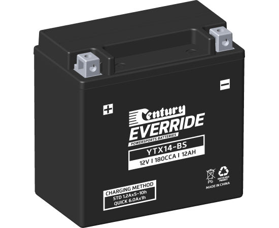 YTX14-BS Century Motorcycle Battery