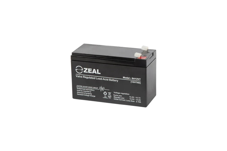 SA12V7 Zeal 12v 7Ah AGM Cycling Battery