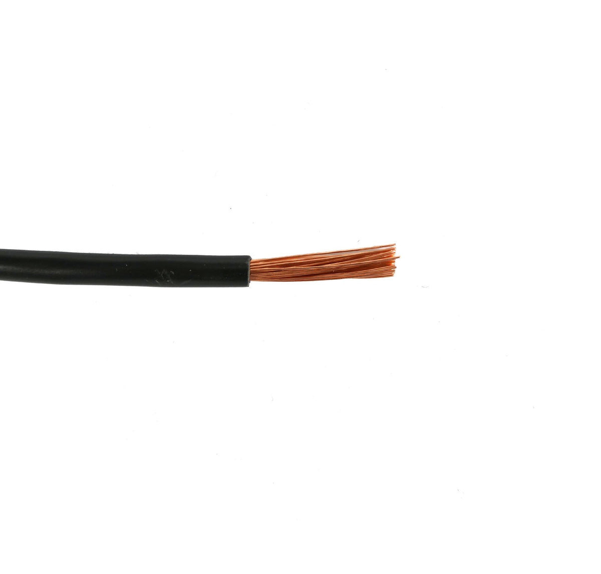 6mm Single Core Cable - Black