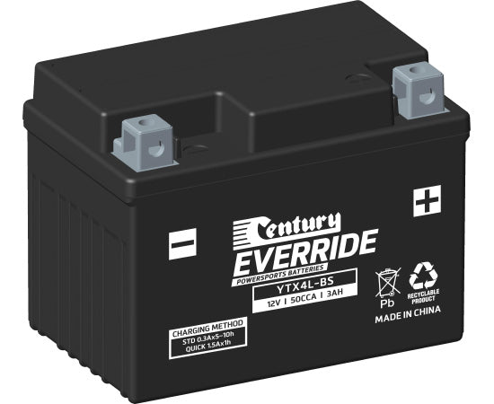 YTX4L-BS Century Motorcycle Battery